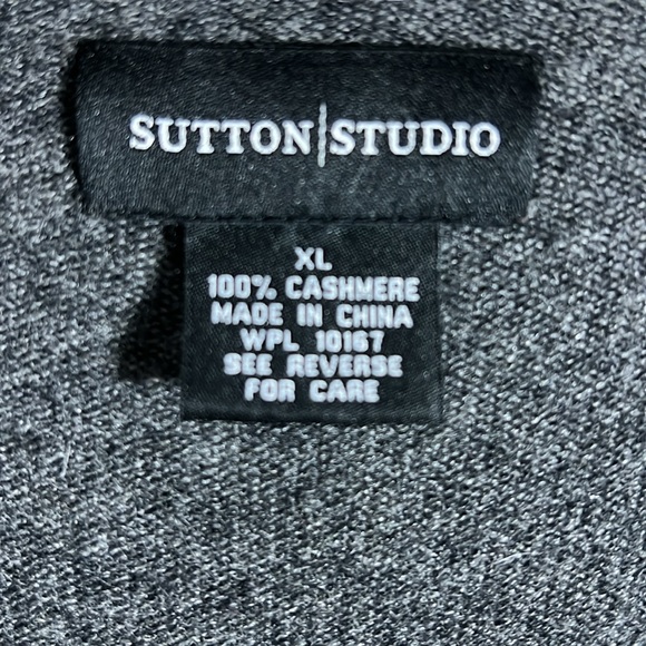 Sutton Studio 100%Cashmere Wrap Cardigan - Women’s XL - Picture 5 of 7